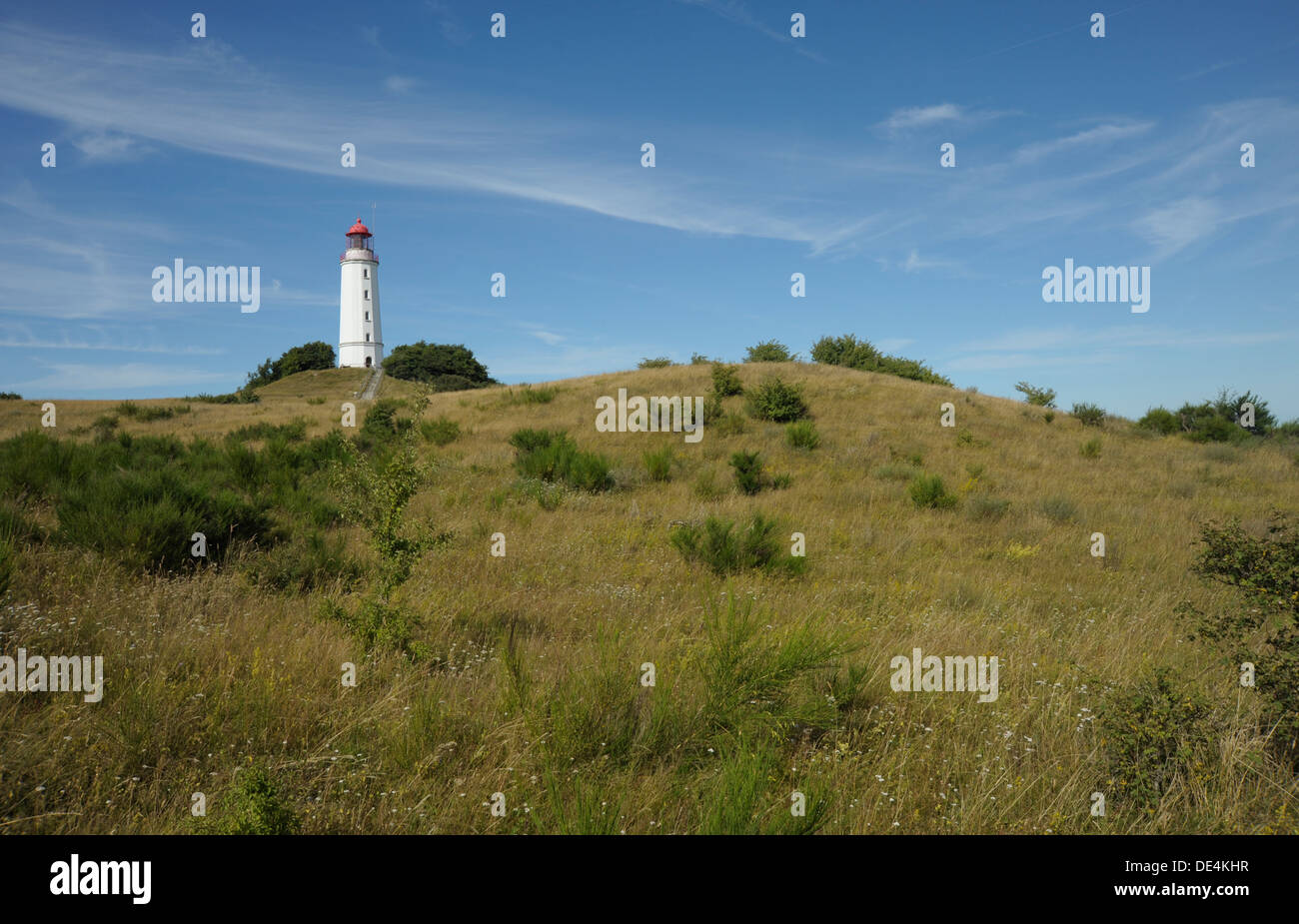 Phare, Hiddensee Banque D'Images