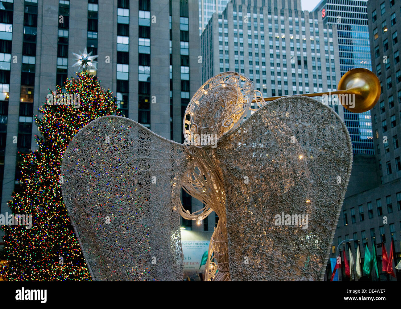 Le Rockefeller Center, New York Banque D'Images