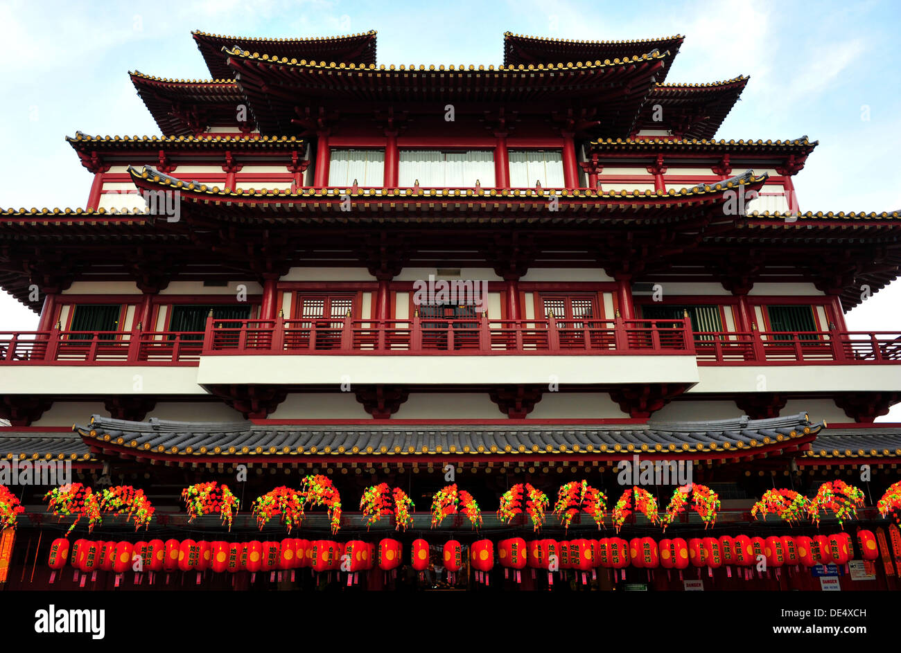 Le Buddha Tooth Relic Temple dans le quartier chinois Banque D'Images