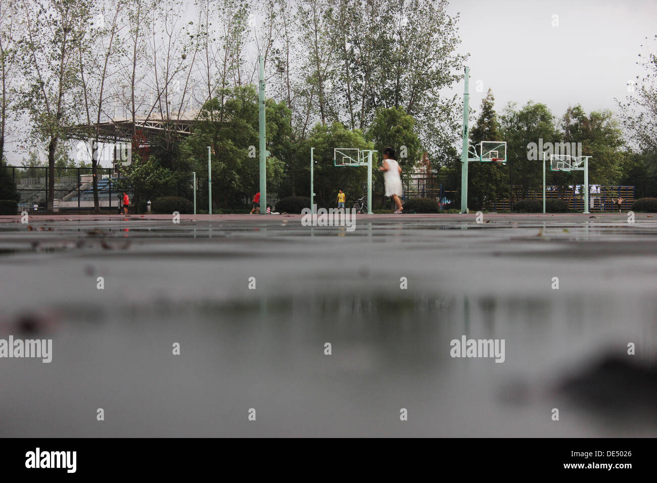 Basket-ball en Chine Banque D'Images