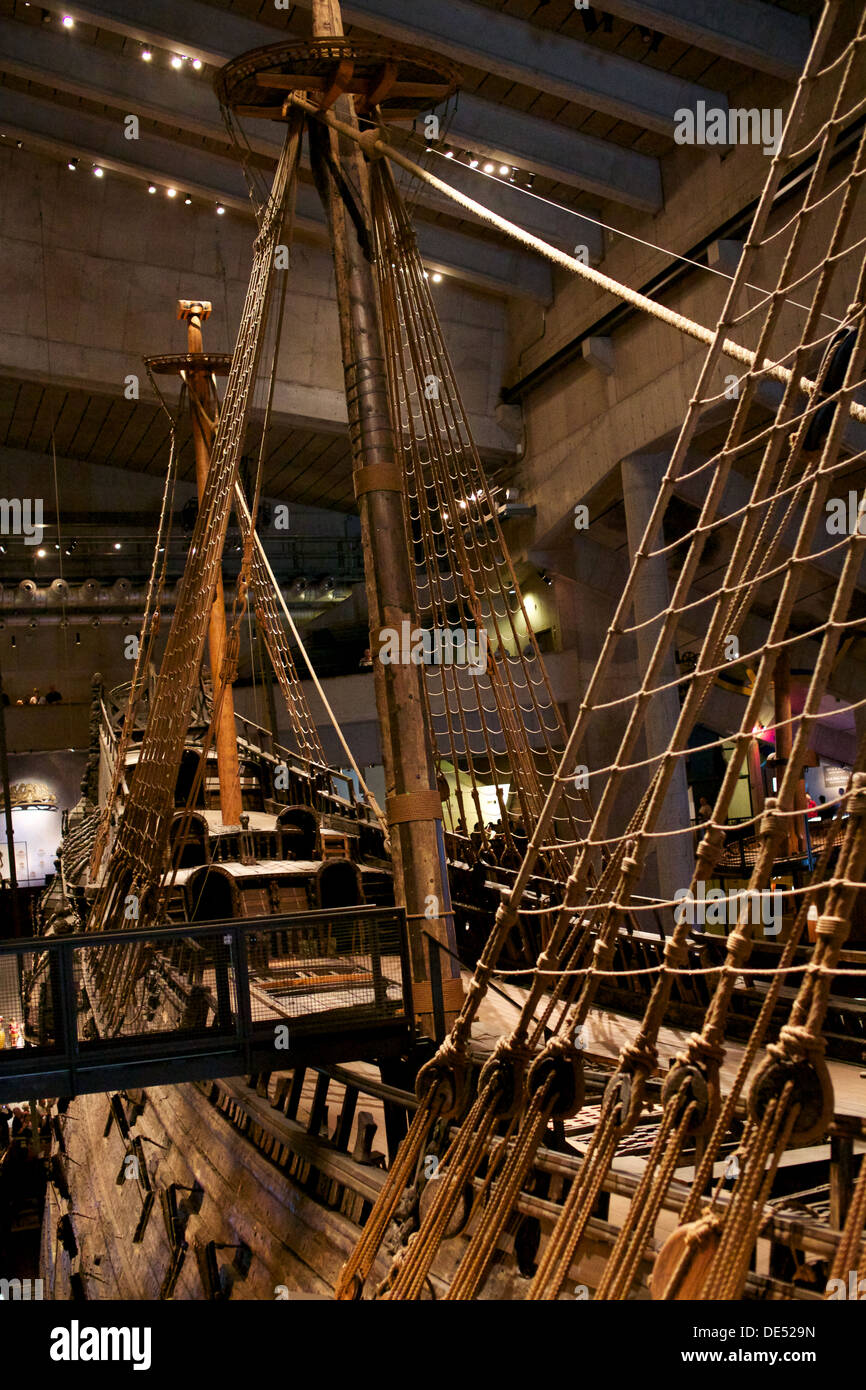 La Suède, Stockholm, Musée Vasa Banque D'Images