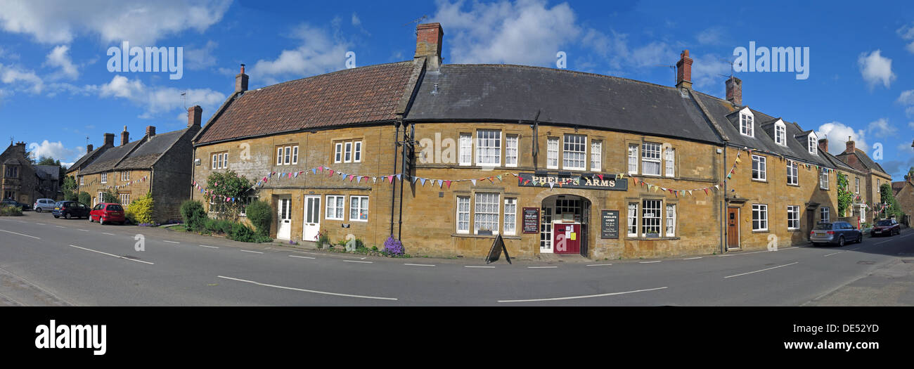 Armes, Montecute Phelips panorama, Somerset, England, UK Banque D'Images