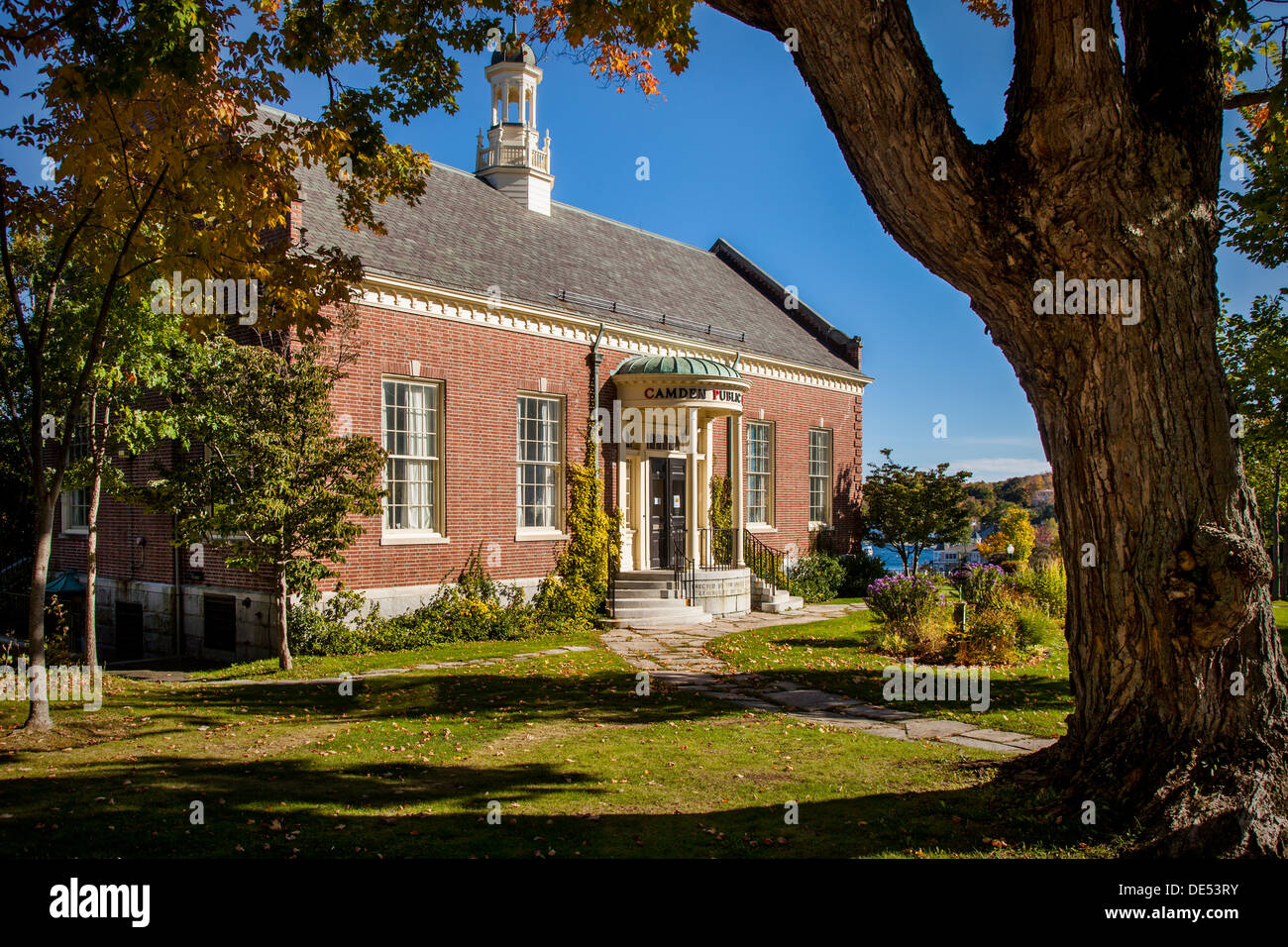 Bibliothèque publique de Camden à Camden, Maine, États-Unis Banque D'Images