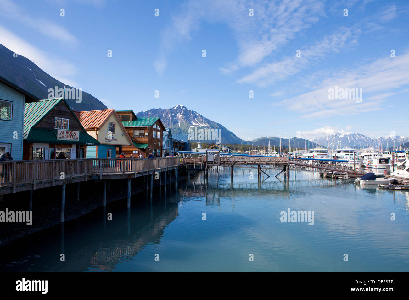 Seward, péninsule de Kenai, Alaska, États-Unis d'Amérique Banque D'Images
