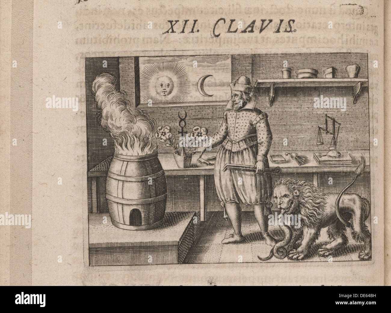 Pour Tripvs avrevs Illustration, hoc est, Tres tractatvs chymici selectissimi.., 1618. Artiste : Theodor de Bry, (1528-1598) Banque D'Images