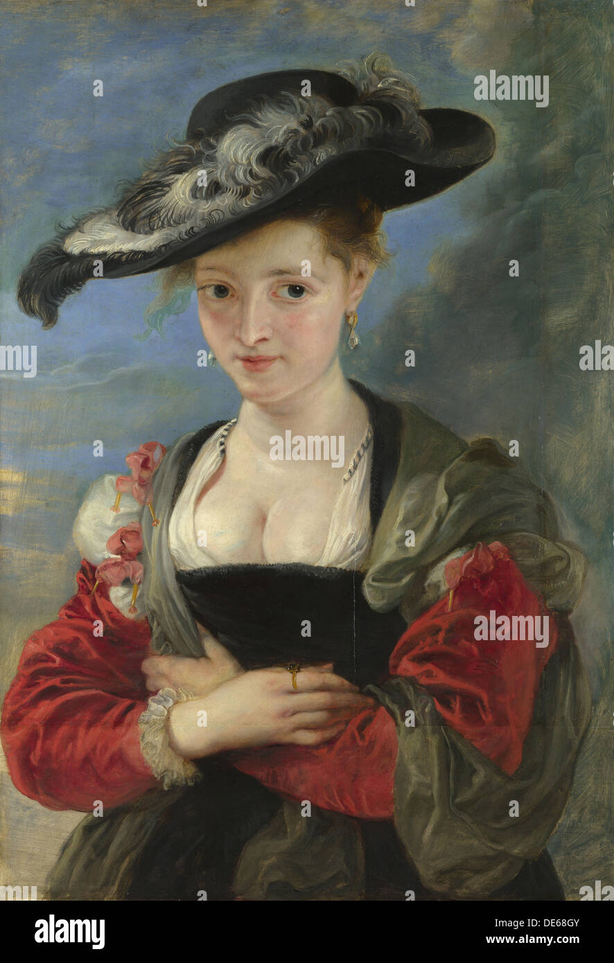 Portrait de Susanna Lunden (Le Chapeau de Paille), 1622-1625. Artiste : Rubens, Pieter Paul (1577-1640) Banque D'Images