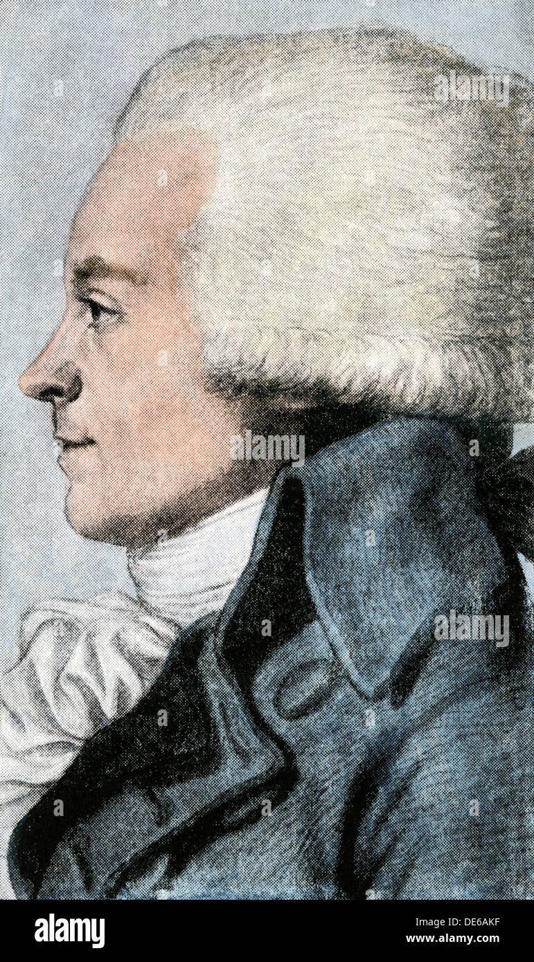 Révolutionnaire français Maximilien Robespierre. La main, d'une illustration de demi-teinte Banque D'Images Révolutionnaire français Maximilien Robespierre. La main, d'une illustration de demi-teinte Banque D'Images