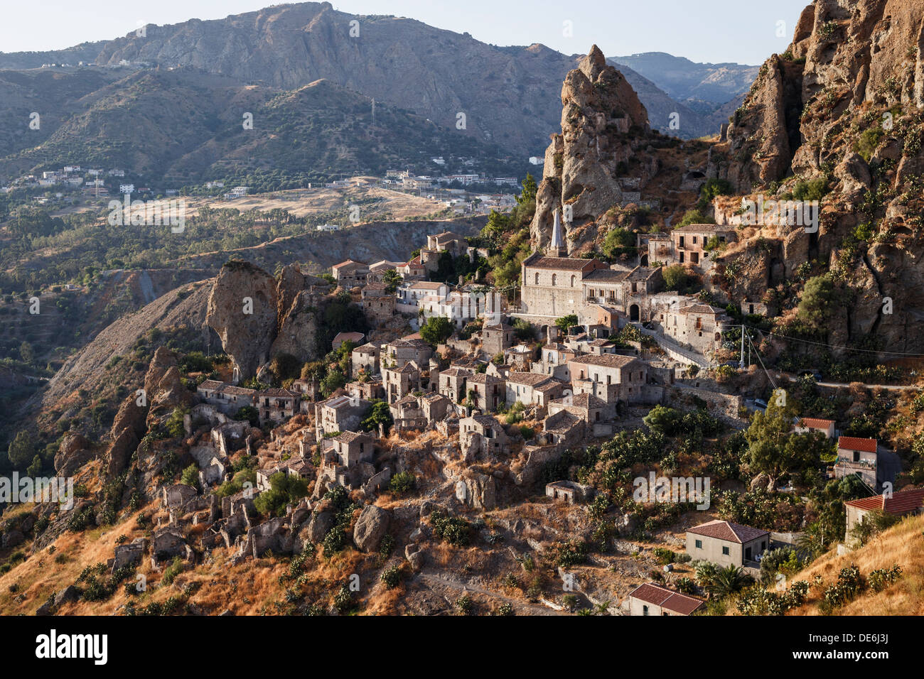 Ville fantôme de, de l'Italie Banque D'Images