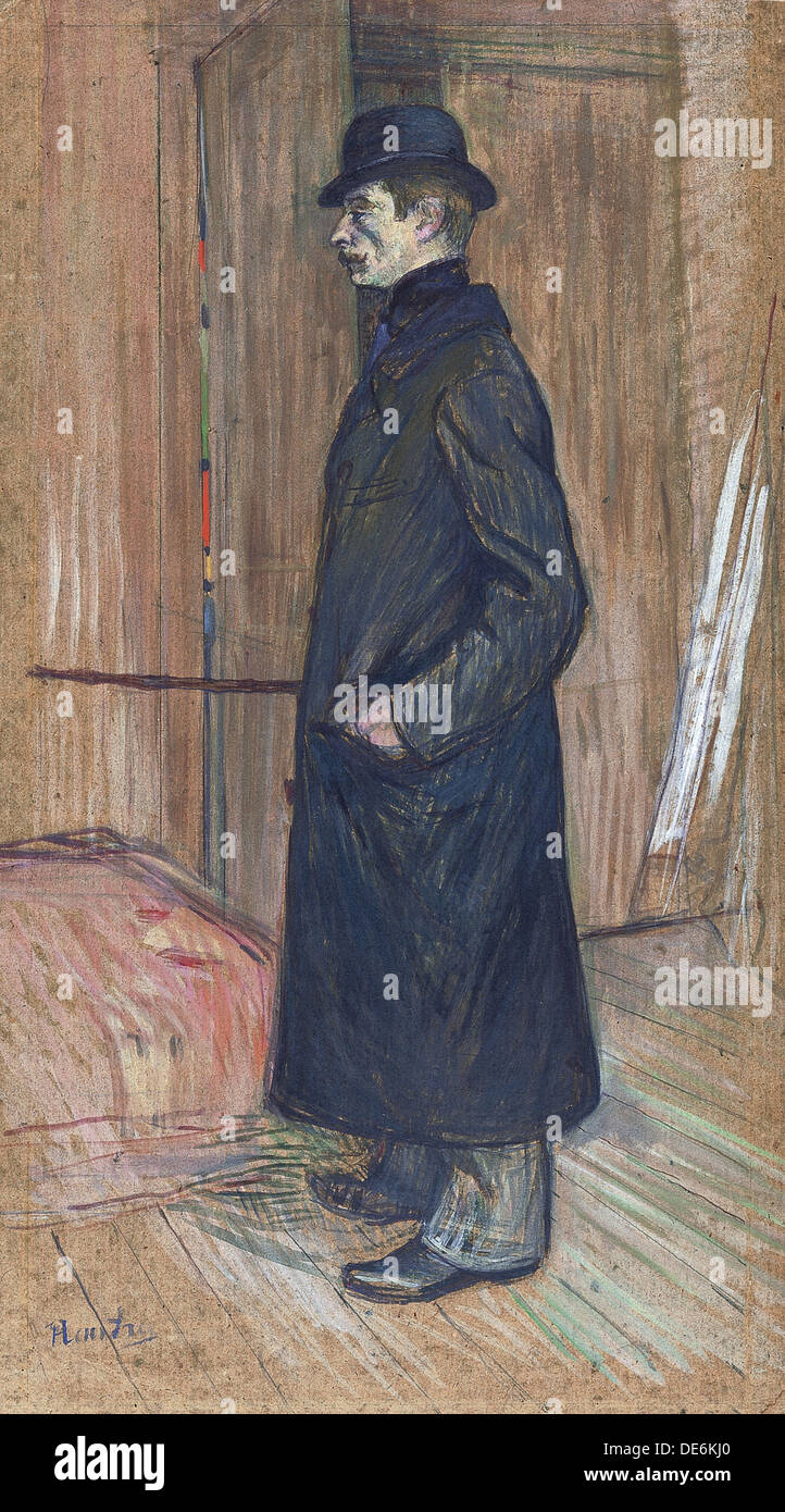 Gaston Bonnefoy, 1891. Artiste : Toulouse-Lautrec, Henri de (1864-1901), Banque D'Images