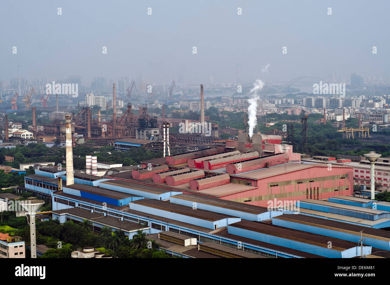 Guangzhou Ironworks ,Chine Banque D'Images