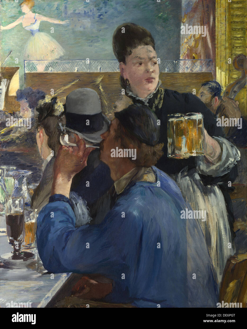 Coin d'un Café-Concert, ca 1878. Artiste : Manet, Édouard (1832-1883) Banque D'Images