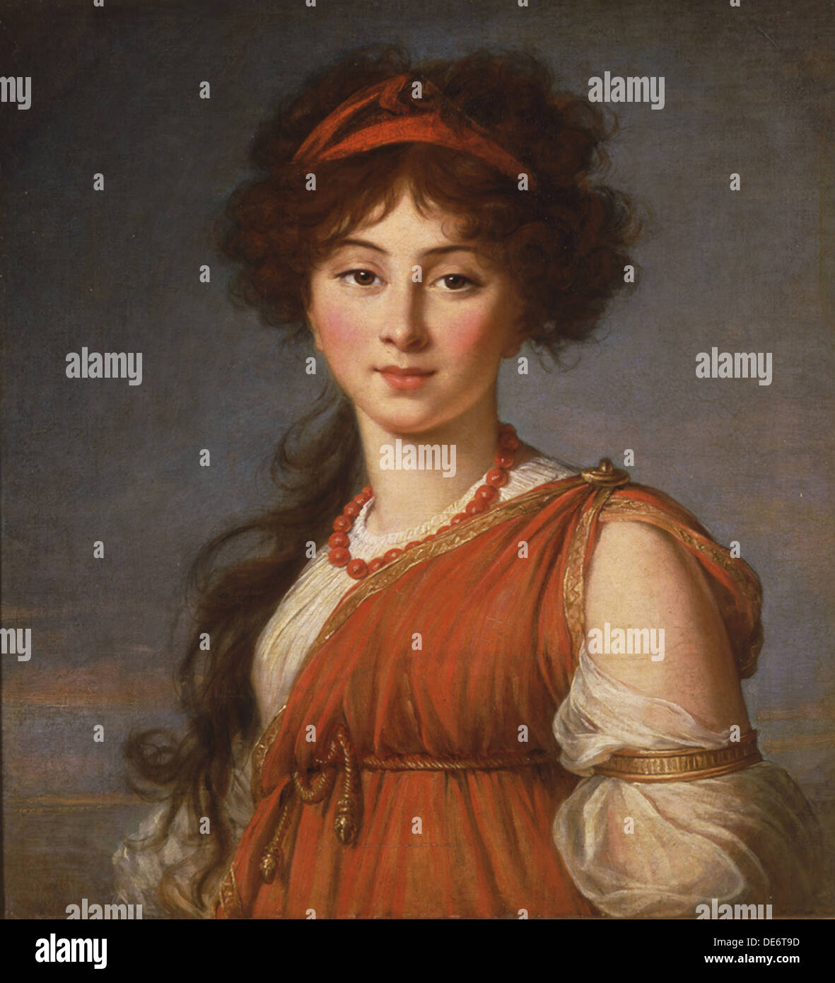 Varvara Ivanovna Naryshkina, née Ladomirsky (1785-1840), 1800. Artiste : Marie Louise Elisabeth Vigée-Lebrun, (1755-1842) Banque D'Images