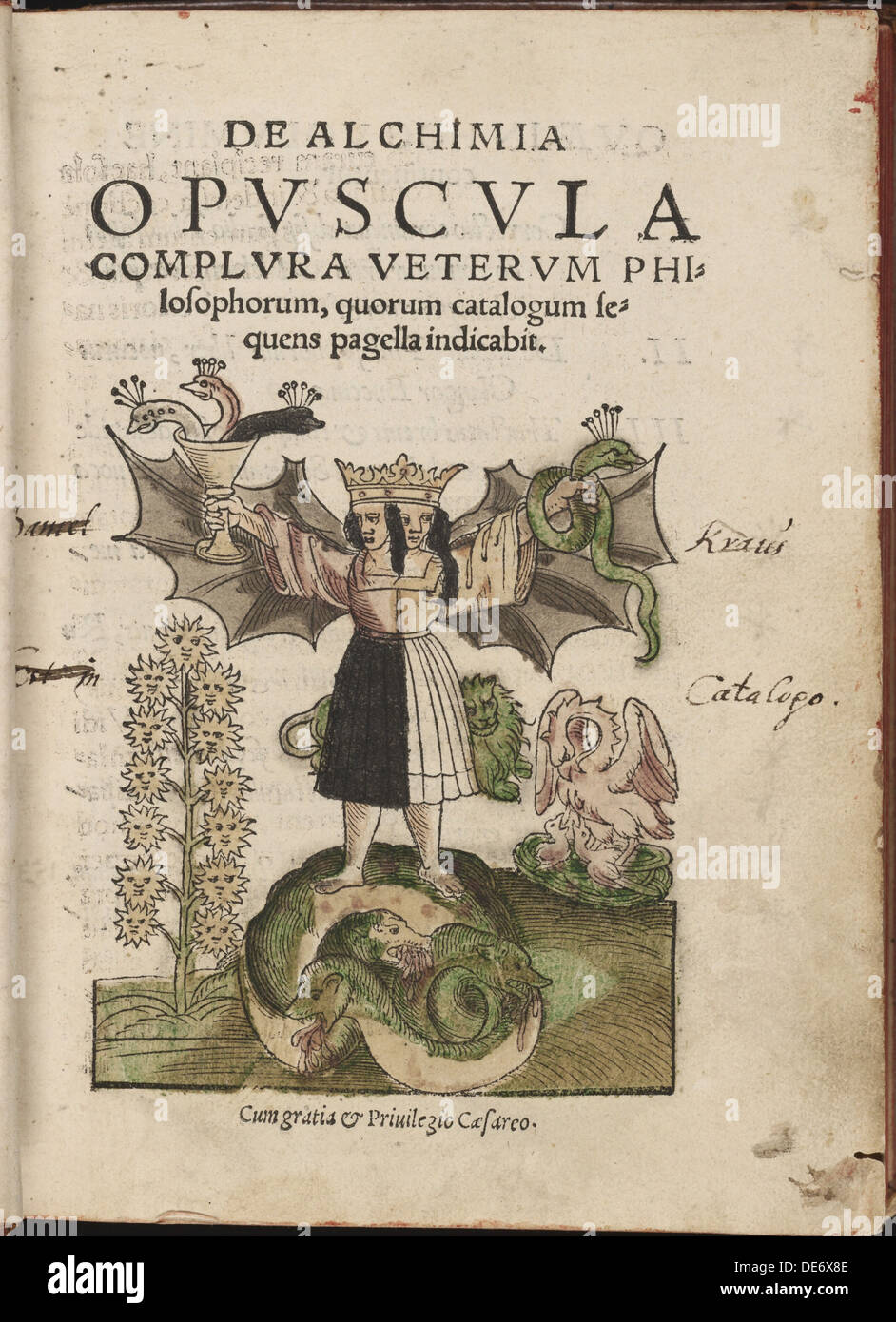 Opvscvla complvra vetervm de Alchimia philosophorum, 1550. Artiste : Jacob, Cyriacus (actif 1543-1550) Banque D'Images