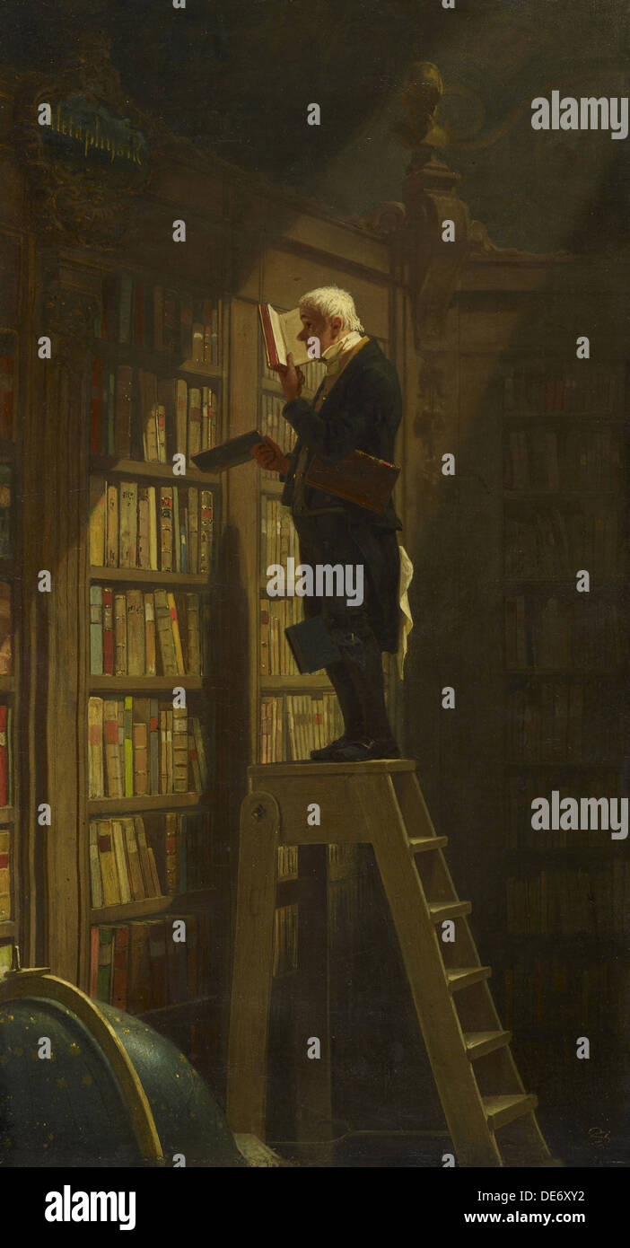 La boulimique, c. 1850. Artiste : Spitzweg, Carl (1808-1885) Banque D'Images