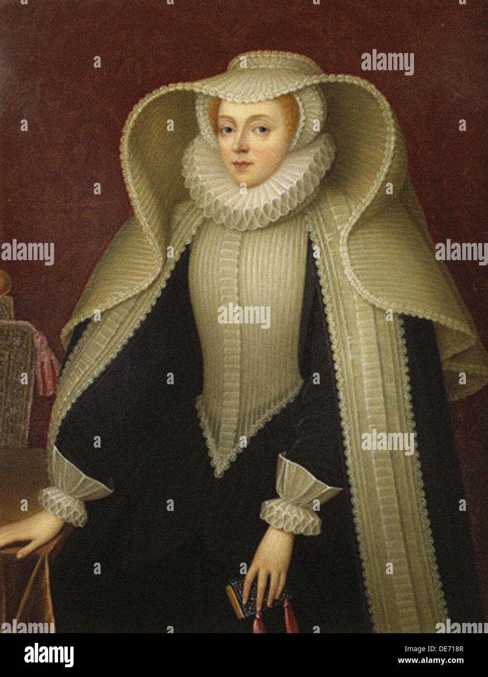Elizabeth, Lady Hoby, née Elizabeth Cooke (1528-1609), fin du 18e 100.. Artiste : os, Henry (1755-1834) Banque D'Images