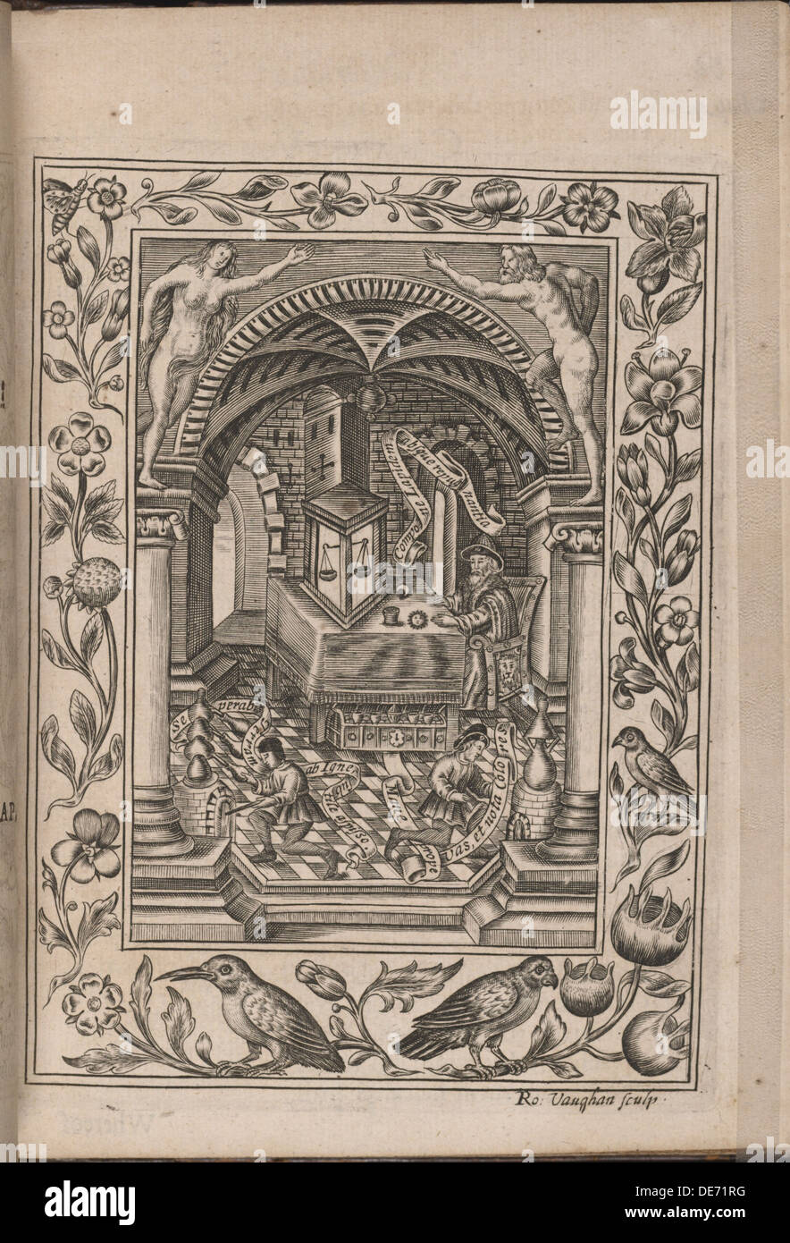Theatrum chemicum Britannicum, 1652. Artiste : Vaughan, Robert (c. 1600-1663 avant) Banque D'Images