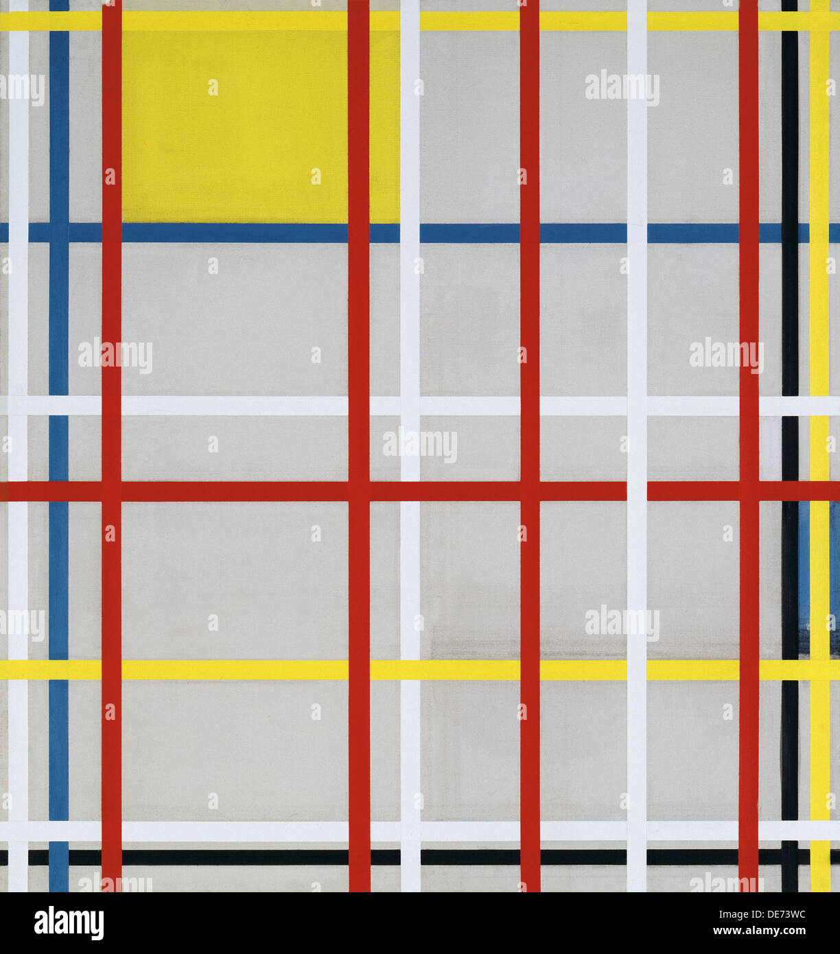 La ville de New York, 3, 1941. Artiste : Mondrian, Piet (1872-1944) Banque D'Images