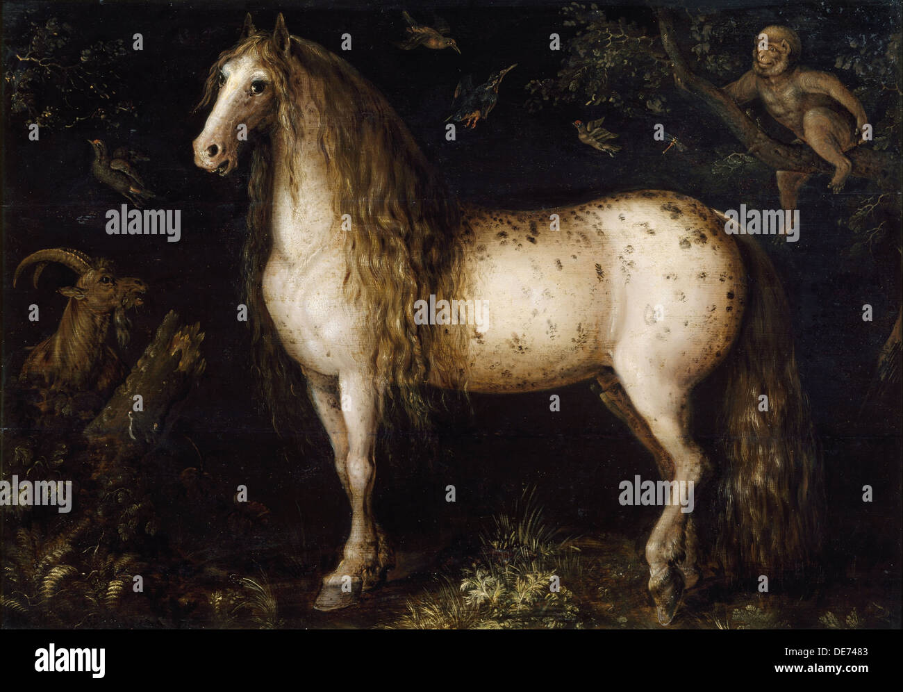 Le gris pommelé, ch. 1625-1630. Roelant Savery, artiste : (1576-1639) Banque D'Images
