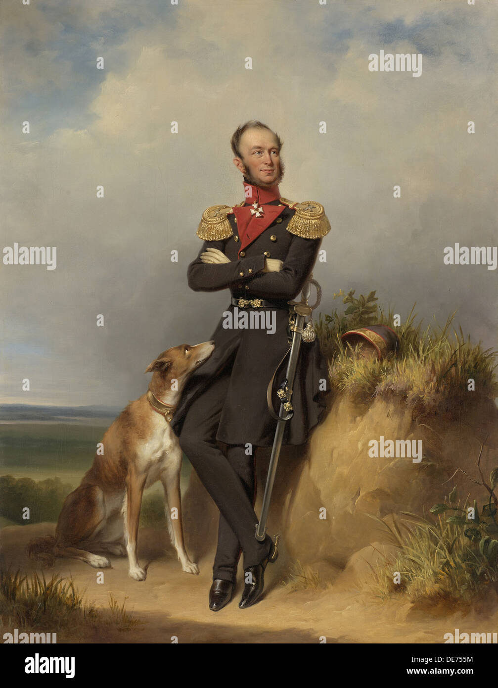 Portrait du Roi Guillaume II de Hollande (1792-1849), 1839. Artiste : Jan Adam Kruseman, (1804-1862) Banque D'Images