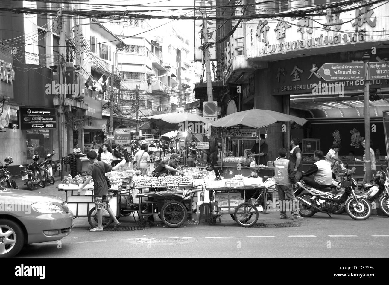 Marché chinatown Bangkok Banque D'Images