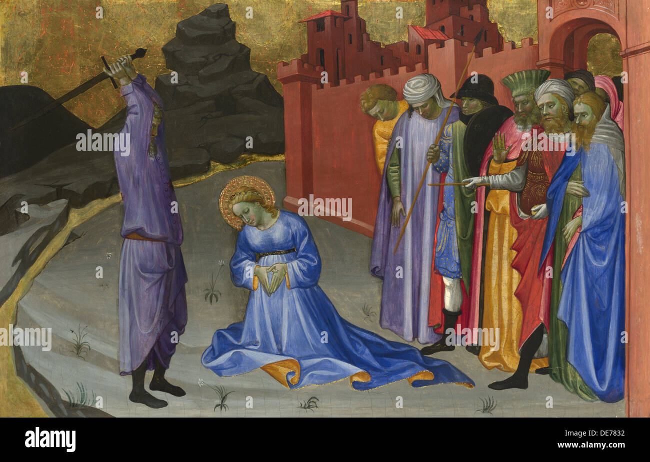 La décapitation de Saint Margaret, c.1410. Artiste : Starnina, Gherardo (ch. 1364-1413) Banque D'Images