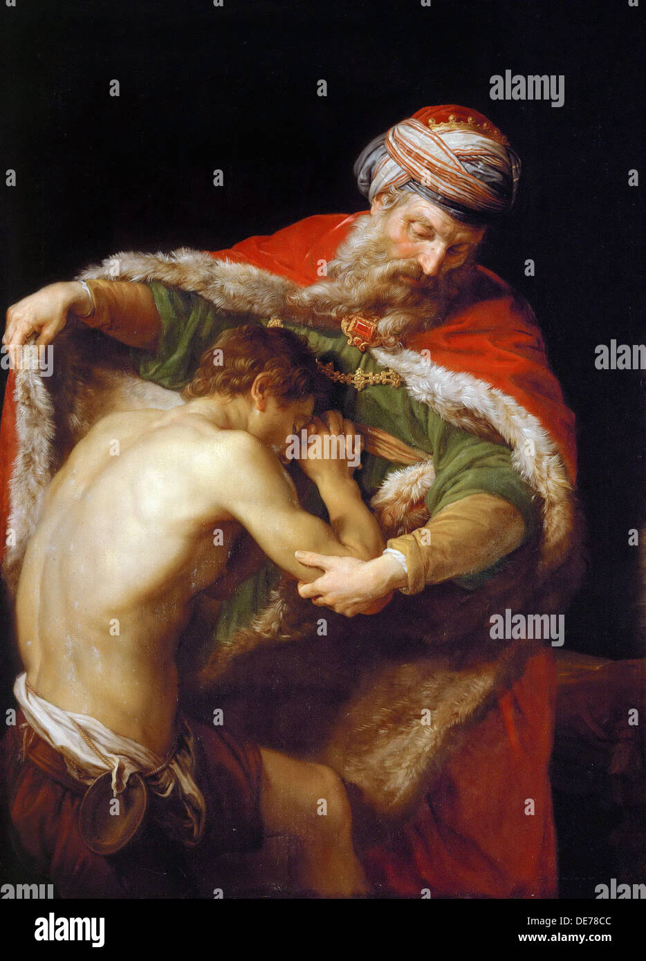 Retour du fils prodigue, 1773. Pompeo Batoni, artiste : Girolamo (1708-1787) Banque D'Images