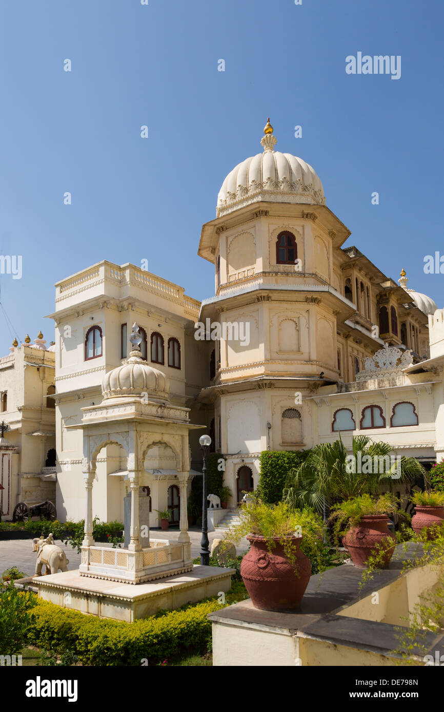 L'Inde, Rajasthan, Udaipur, le City Palace Banque D'Images