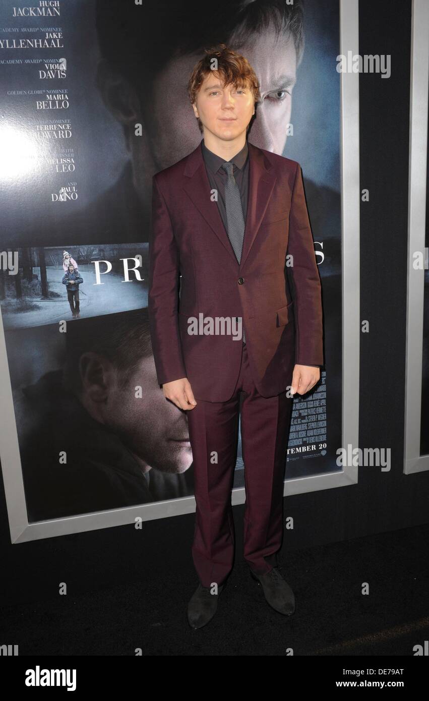 Los Angeles, Californie, USA. 12e Août, 2013. Paul Dano au niveau des arrivées pour les prisonniers, La Premiere Academy of Motion Pictures Arts and Sciences (AMPAS), Los Angeles, Californie, USA le 12 septembre 2013. Credit : Elizabeth Goodenough/Everett Collection/Alamy Live News Banque D'Images