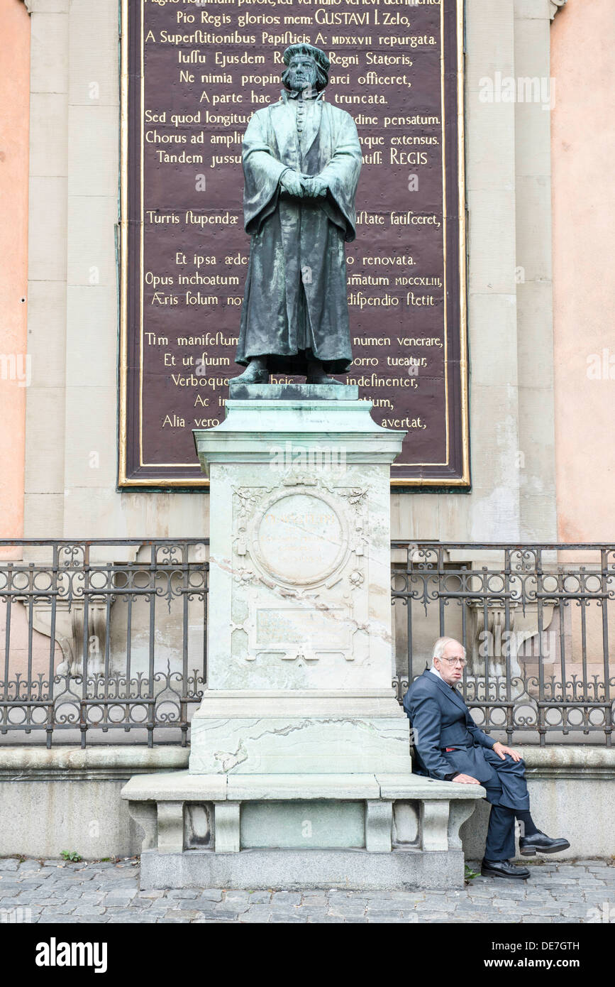 L'église Saint-Nicolas, la cathédrale de Stockholm (Stockholms domkyrka) Banque D'Images