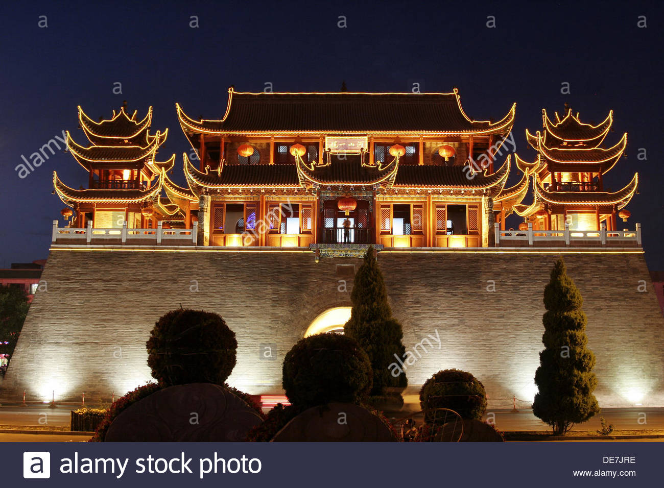 Pagode. Yinchuan Ningxia Chine Banque D'Images