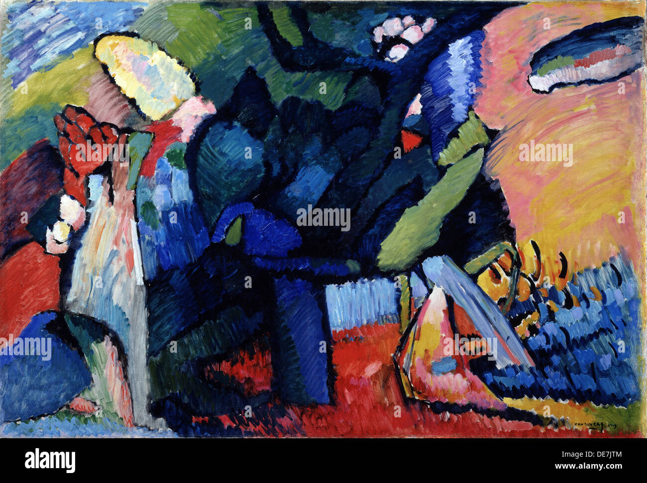 Improvisation 4., 1909. Artiste : Kandinsky, Vassily Vassilievitch (1866-1944) Banque D'Images