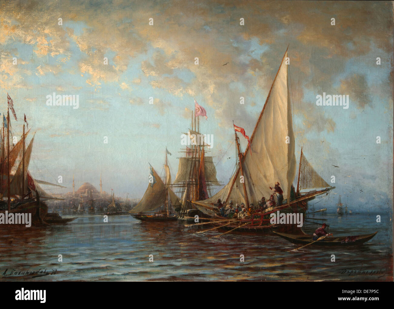 Les Dardanelles, 1873. Artiste : Bogolyubov, Alexei Petrovitch (1824-1896) Banque D'Images