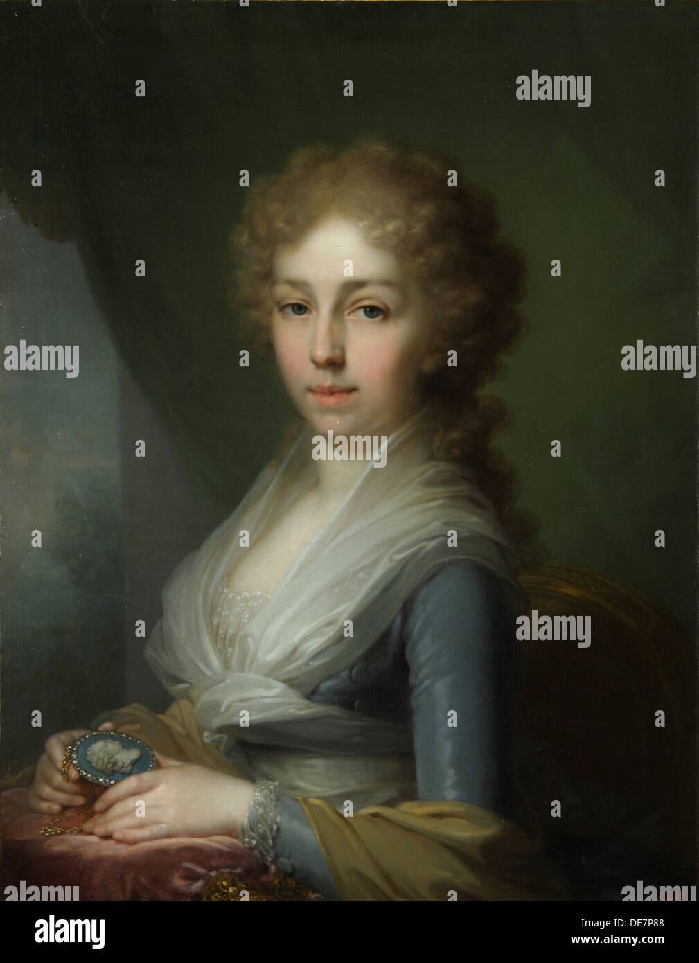 Portrait de la grande-duchesse Élisabeth Alexeievna (1779-1826), 1795. Artiste : Jan Toorop, Vladimir Lukich (1757-1825) Banque D'Images