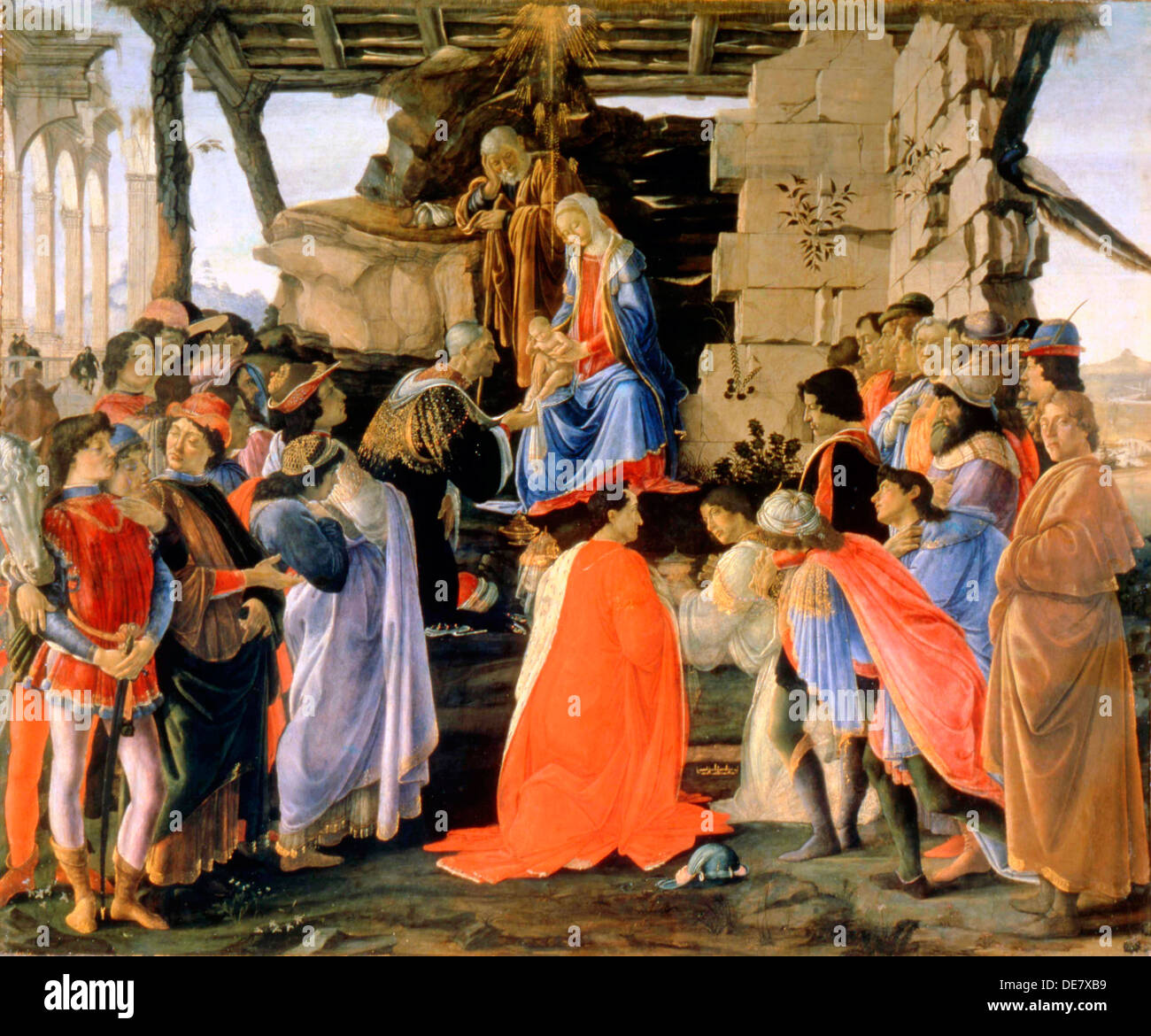 L'Adoration des Mages", c1473-1475. Banque D'Images