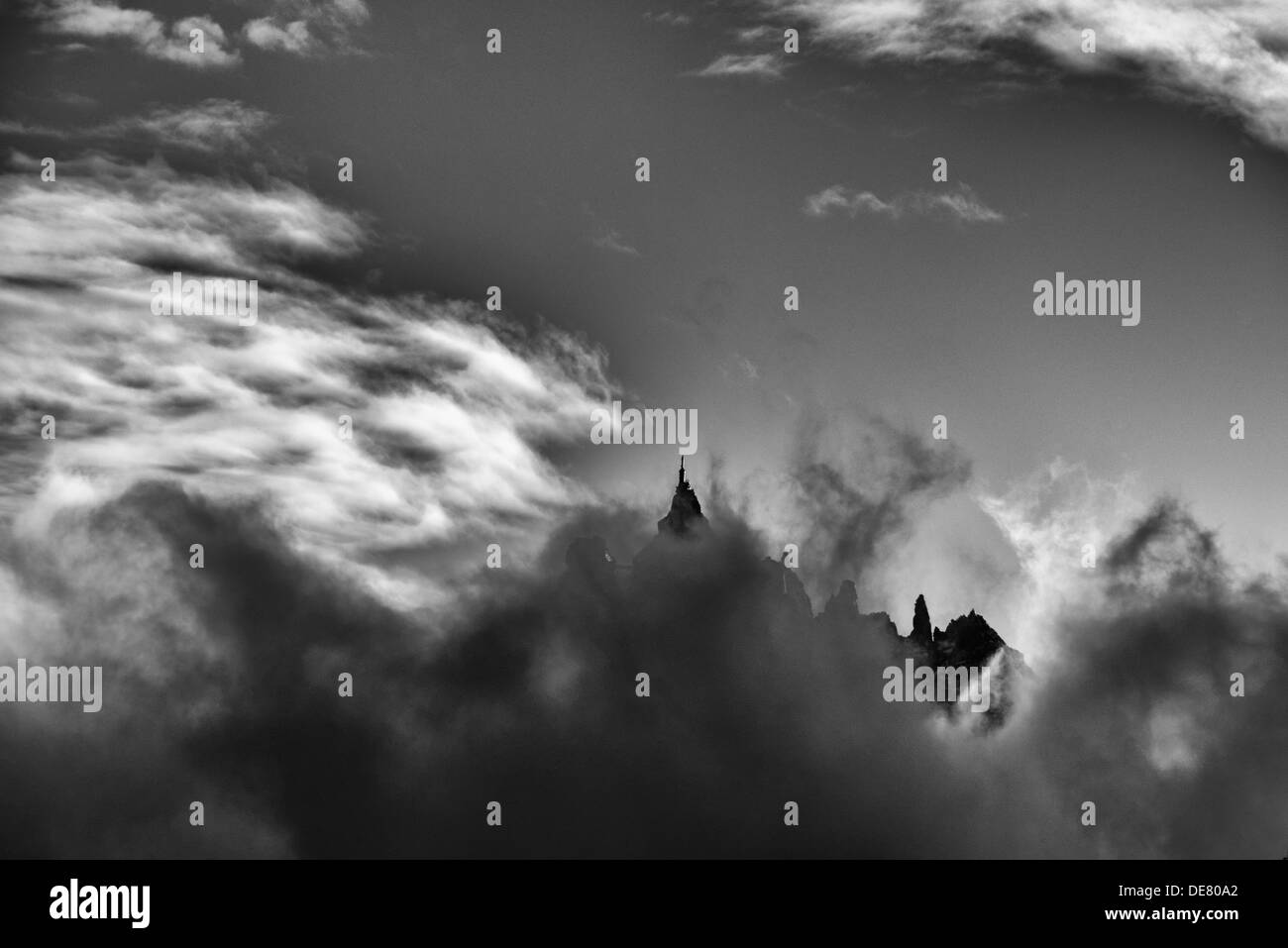 L'Aiguille du Midi Banque D'Images