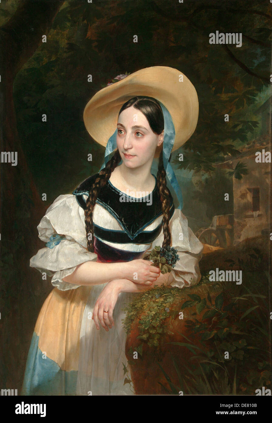 Portrait de la chanteuse Fanny Persiani Tacchinardi', (1812-1867), 1834. Banque D'Images
