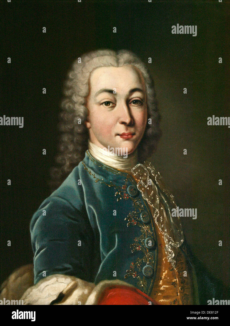 Portrait du poète Prince Antiokh Kantemir", (1708-1744), 1803. Banque D'Images