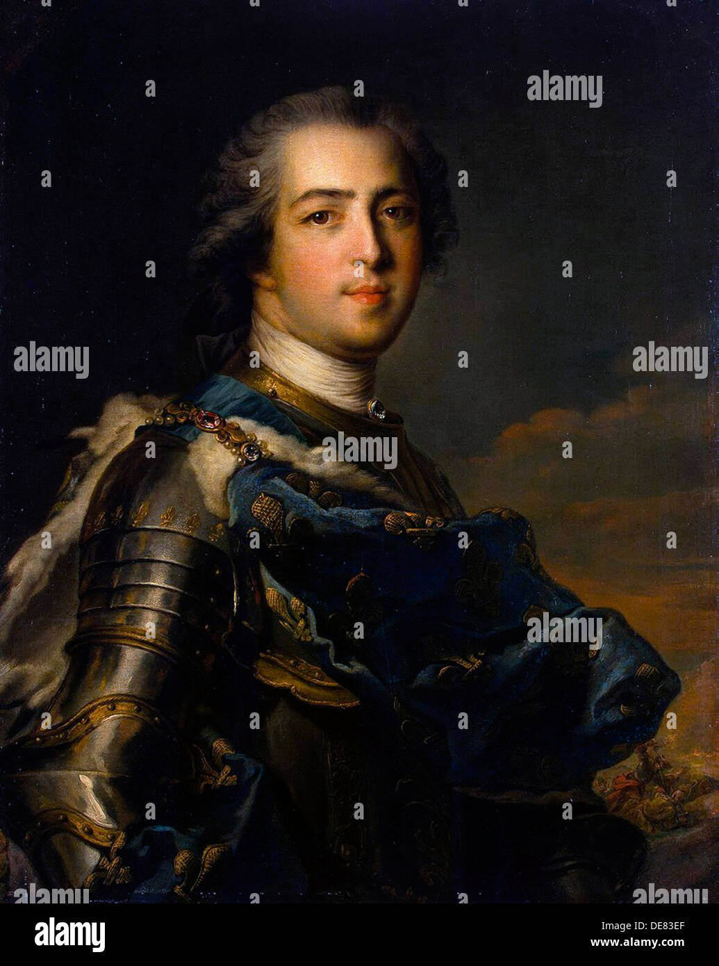 Portrait du roi Louis XV', (1710-1774), 1745. Banque D'Images