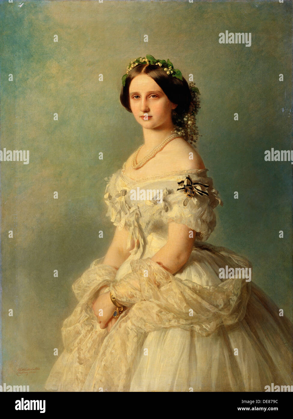 'Portrait de la princesse Louise de Prusse', 1856. Artiste : Franz Xaver Winterhalter Banque D'Images