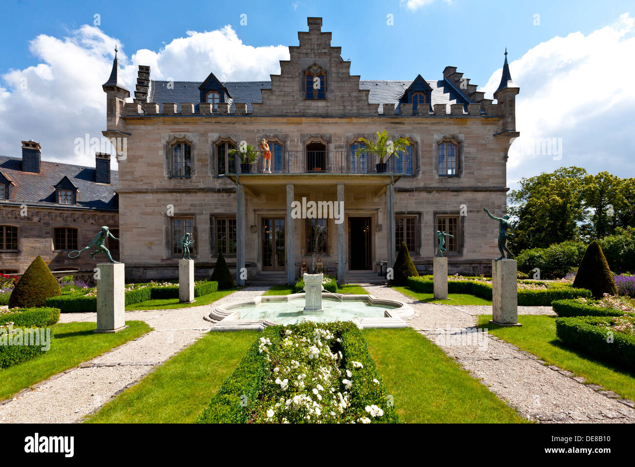 Germany, Bavaria, Vue du château de Saxe-cobourg et Gotha Banque D'Images