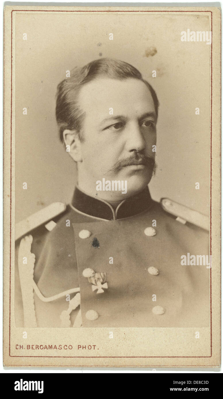 Portrait du Comte Illarion Ivanovich Vorontsov-Dashkov (1837-1916). Banque D'Images