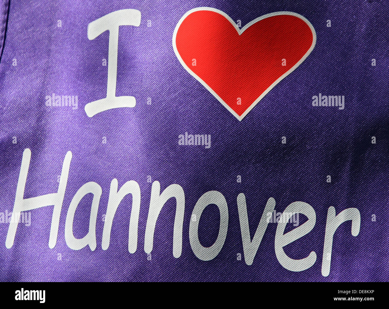 Hanovre, Allemagne, Hannover J'adore écrire Banque D'Images