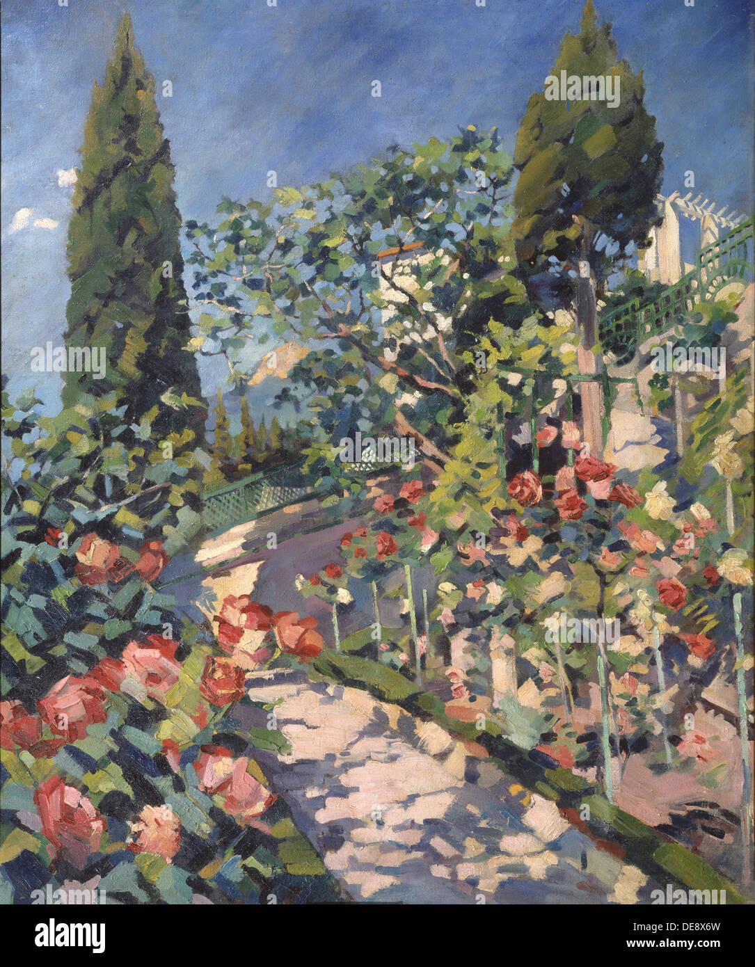 Fleurs de mai, 1915-1918. Artiste : Vinogradov, Serguei Arsenievitch (1869-1938) Banque D'Images