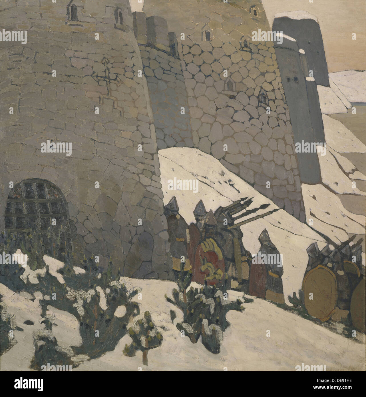 La Montre, 1905. Artiste : Roerich, Nicholas (1874-1947) Banque D'Images