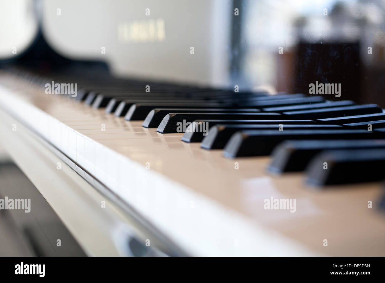 Touches de piano Banque D'Images