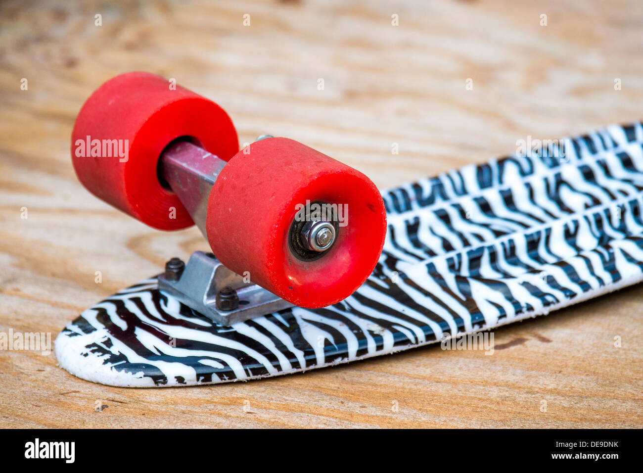 Close-up de skateboard. Banque D'Images