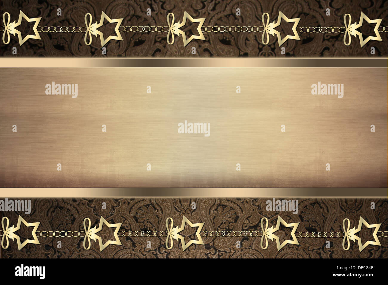 Vintage fond de noël avec étoiles brillantes Banque D'Images