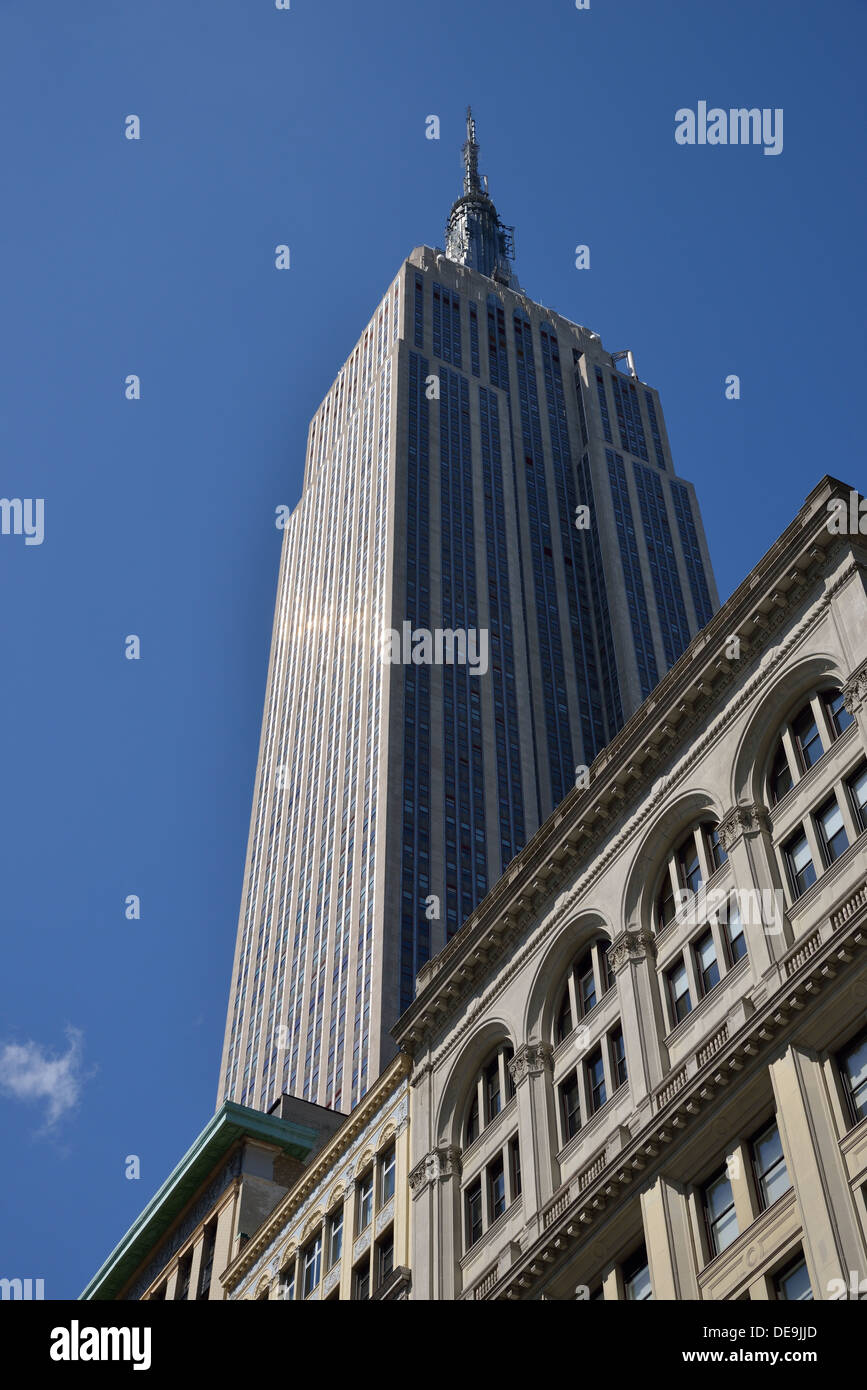 Empire State Building, Manhattan, New York City, New York, USA Banque D'Images