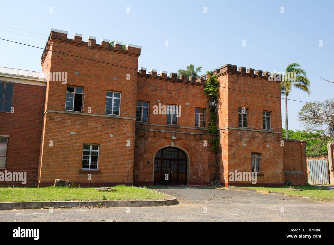 L'ancien objectif, Eshowe, Afrique du Sud Banque D'Images
