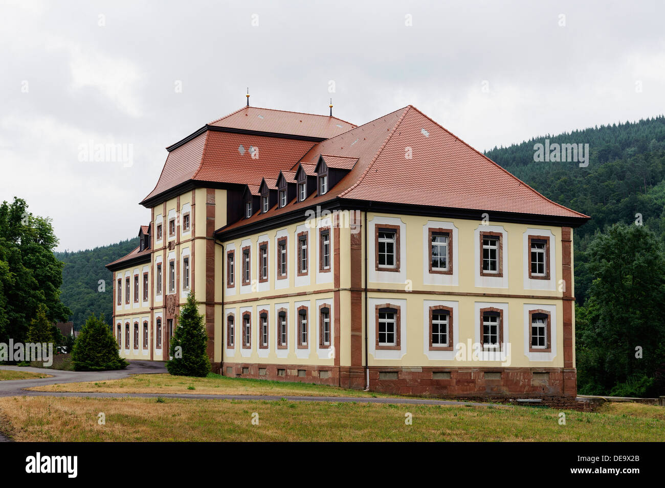 Schloss Fechenbach, comté de Collenberg Miltenberg en Basse Franconie, Bavière, Allemagne Banque D'Images